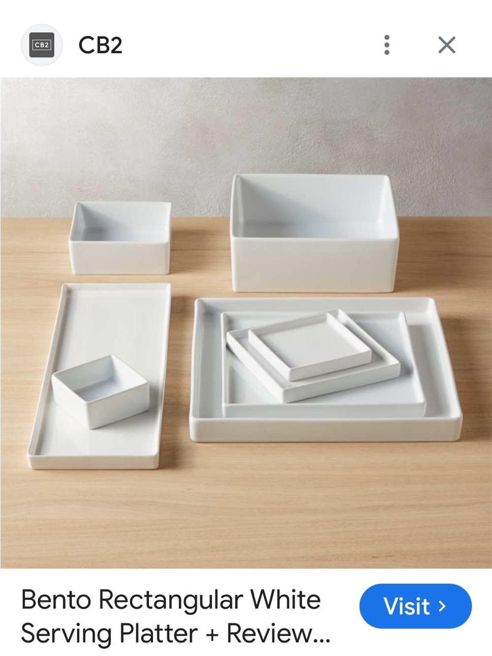 CB2 bento mini bowl set of 8 NWT